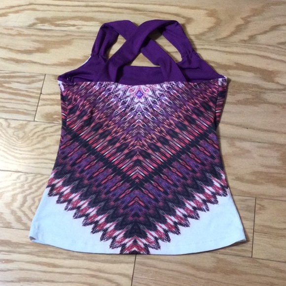 S prAna Phoebe boho workout crisscross tank - Picture 2 of 14